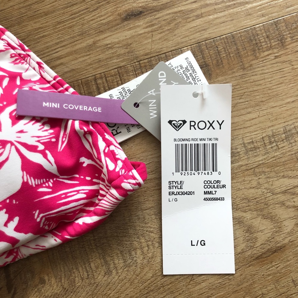 Roxy Blooming Ride Triangle Bikini Top - Picture 3 of 5